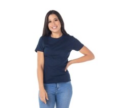 Playera Peso Completo Manga Corta con Silueta para Dama, Yabek, Colores Varios