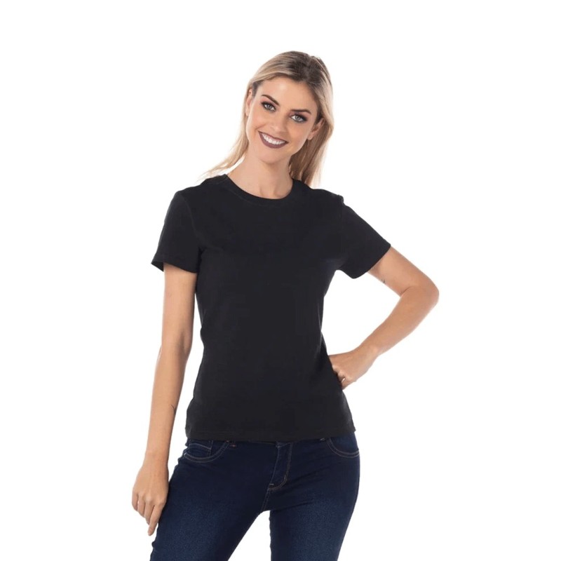Playera Peso Completo Manga Corta con Silueta para Dama, Yabek, Colores Varios