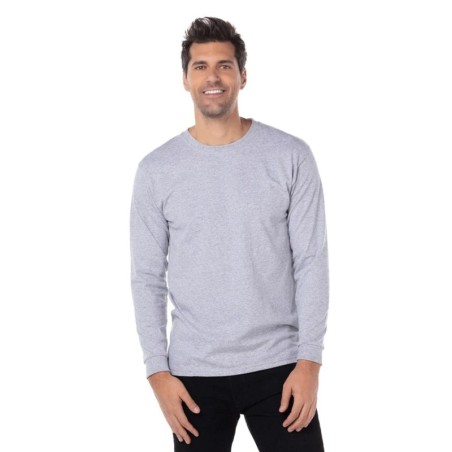 Playera Peso Completo, Manga Larga para Caballero,100% Algodón, Yazbek