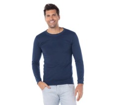 Playera Peso Completo, Manga Larga para Caballero,100% Algodón, Yazbek