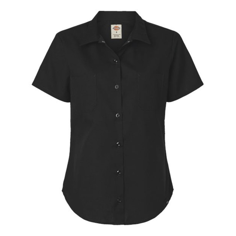 Blusa de trabajo Industrial de Manga Corta para Mujer, Dickies