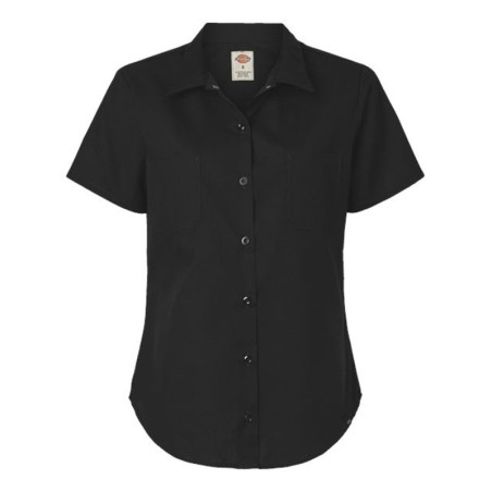 Blusa de trabajo Industrial de Manga Corta para Mujer, Dickies