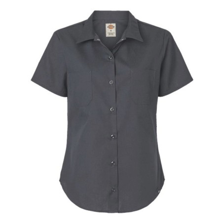 Blusa de trabajo Industrial de Manga Corta para Mujer, Dickies