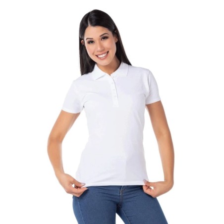 Playera Tipo Polo, Manga Corta Yazbek, con Silueta para Dama.