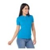Playera Tipo Polo, Manga Corta Yazbek, con Silueta para Dama.