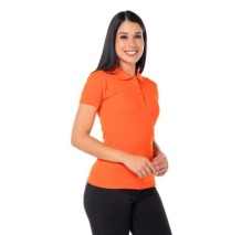 Playera Tipo Polo, Manga Corta Yazbek, con Silueta para Dama.
