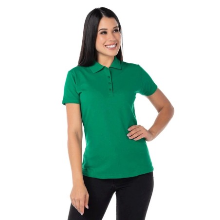 Playera Tipo Polo, Manga Corta Yazbek, con Silueta para Dama.