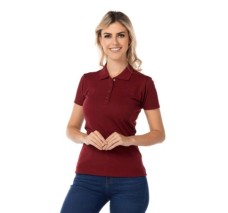 Playera Tipo Polo, Manga Corta Yazbek, con Silueta para Dama.