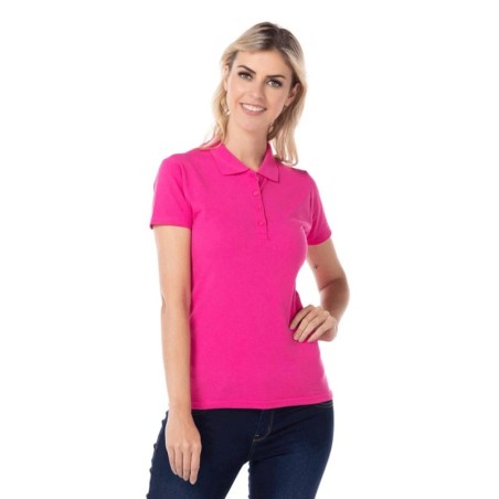Playera Tipo Polo, Manga Corta Yazbek, con Silueta para Dama.