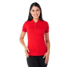 Playera Tipo Polo, Manga Corta Yazbek, con Silueta para Dama.