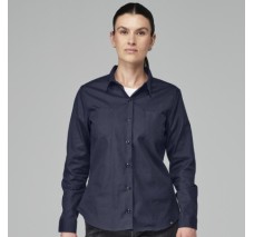 Blusa de trabajo Industrial de Manga Larga para Mujer, Dickies