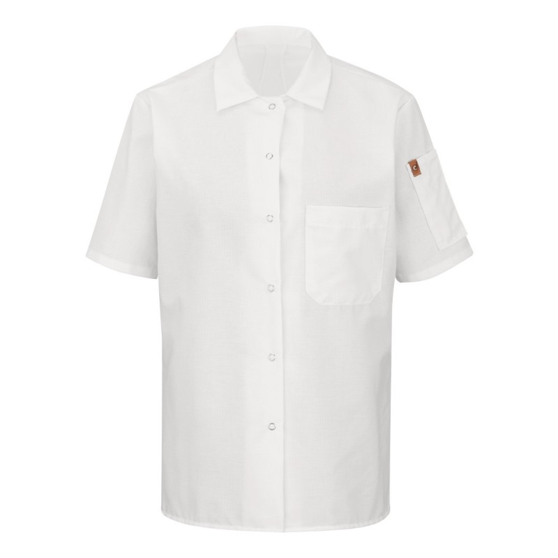 Camisola de Cocina para Mujer con OilBlok y Diseño MIMIX ™, Red Kap