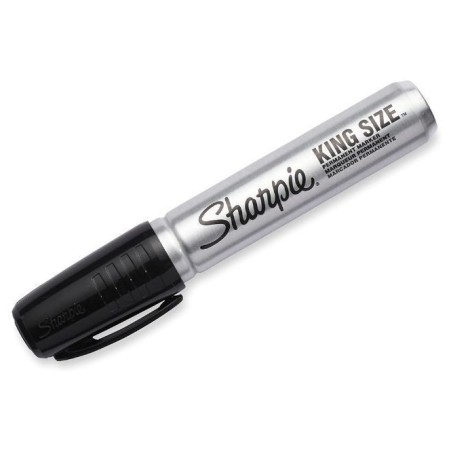 Marcador Permanente Sharpie King Size, Negro