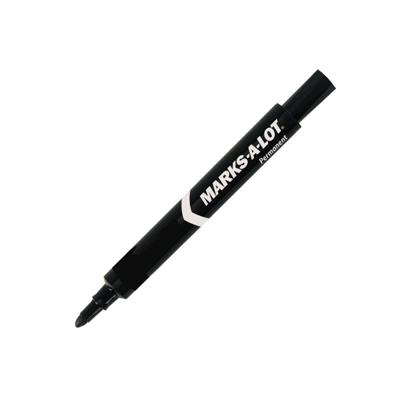 Marcador MARKS A LOT® punta Regular, color Negro.  