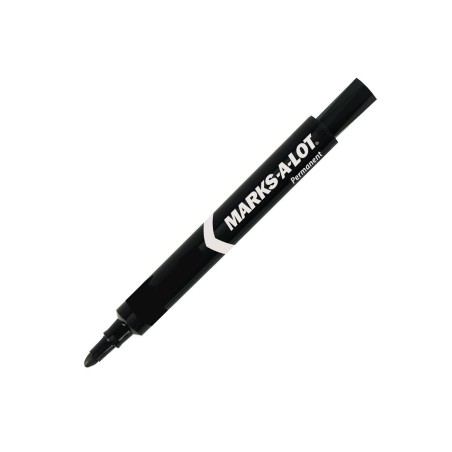 Marcador MARKS A LOT® punta Regular, color Negro.  