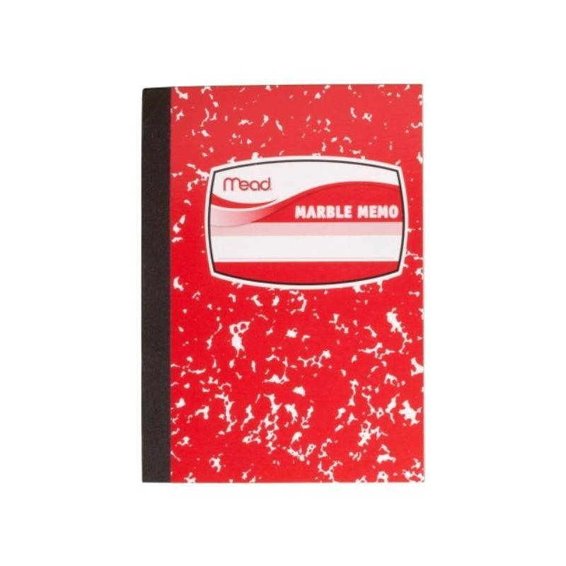 Libreta Para Notas Mead (3 1/2'' X 4 1/2''), Cubierta De Marmol, 80 Hojas