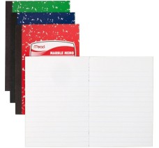 Libreta Para Notas Mead (3 1/2'' X 4 1/2''), Cubierta De Marmol, 80 Hojas