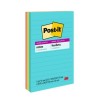 Notas Post-It Super Sticky, 4 X 6', Colores Neón , Rayadas, Paquete/3
