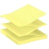 Nota Adhesiva Post-It Pop Up, 3''x3'', Color Amarillo, Rayado, Block/100