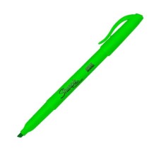 Resaltadores De Bolsillo Sharpie®, Colores Neón  Variados, Punta Cincel, Caja/12