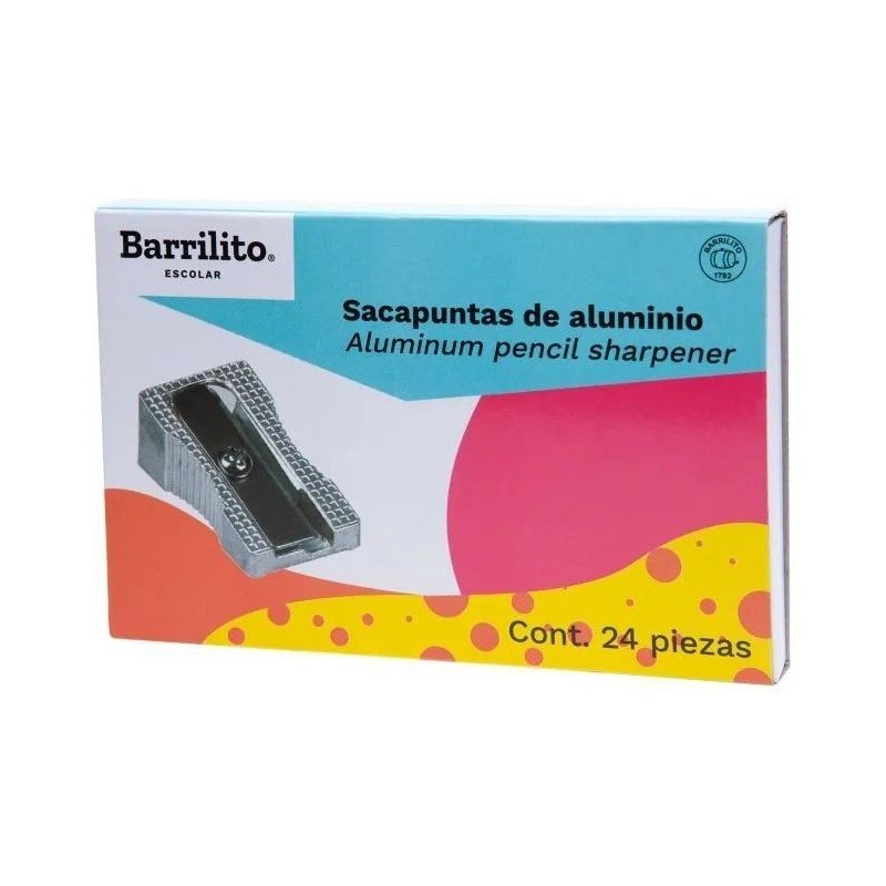 Sacapuntas Metálico Escolar sencillo Goba,Caja/24