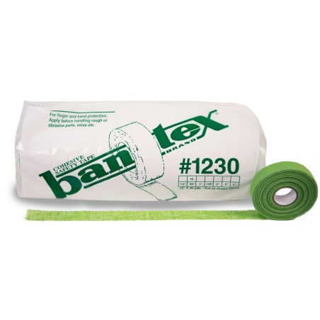 Gasa para Dedos Verde BANTEX® 3/4" Paquete de 16 Rollos. 