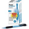 Lapicero Pentel Champ 0.7 mm, Barril Azul, Paquete/24
