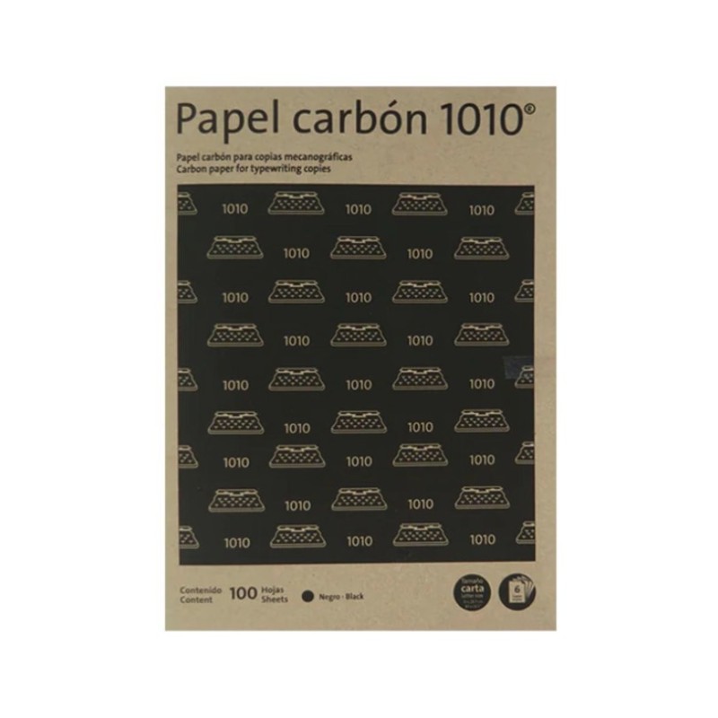 Papel Carbón Negro, Pelikan, Tamaño Oficio, Block/100 