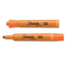 Resaltadores Sharpie® Accent, Punta Biselada, Naranja Fluorescente, Caja/12