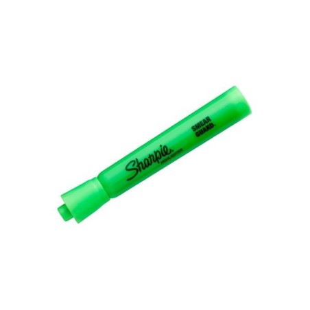 Resaltadores Sharpie® Accent, Punta Biselada, Verde Fluorescente, Caja/12