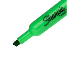 Resaltadores Sharpie® Accent, Punta Biselada, Verde Fluorescente, Caja/12