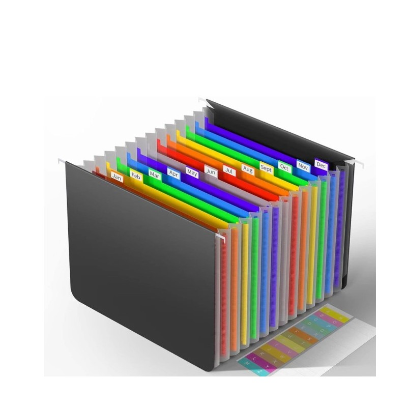 Carpeta Expandible Colgante, Tamaño Carta, con 13 Divisiones 