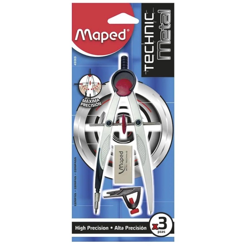 Compás Metálico, Maped Tecnich Press, Maped