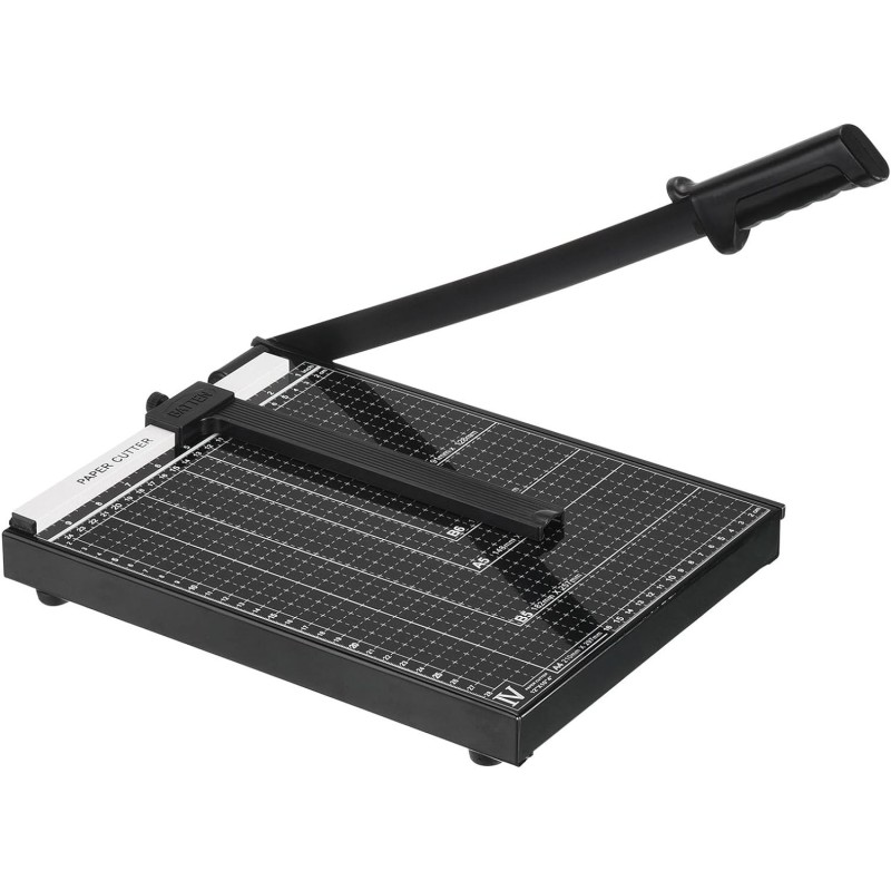 Guillotina Cortadora de Papel, Longitud de Corte De 12'', Capacidad 12 Hojas, Negra