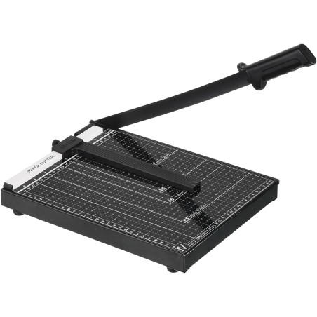 Guillotina Cortadora de Papel, Longitud de Corte De 12'', Capacidad 12 Hojas, Negra