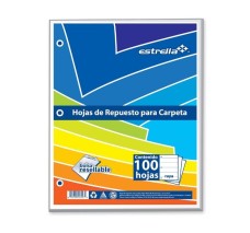 Hojas de Repuesto Estrella,...
