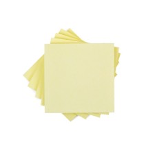 Notas Adhesivas 3'' x 3'', Color Amarillo