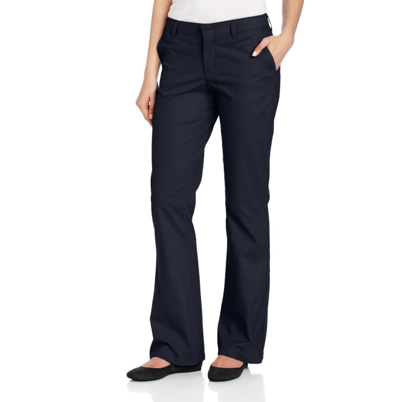 Pantalón de Gabardina Stretch para Mujer, Ajustado Corte bota, Dickies