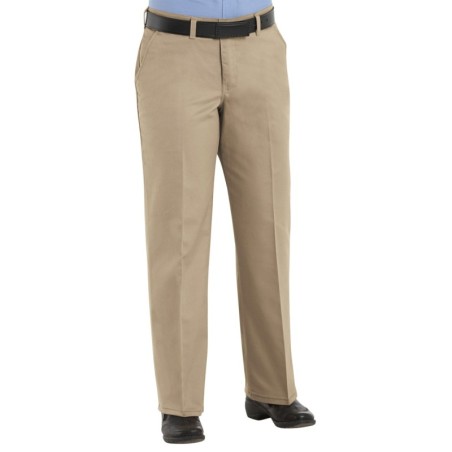 Pantalón de Algodón Frente liso para Dama, Red Kap