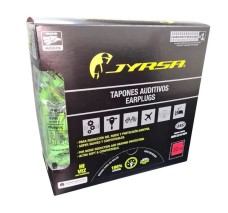 Tapón Auditivo db-32 Jyrsa con Cordón, Paquete/100