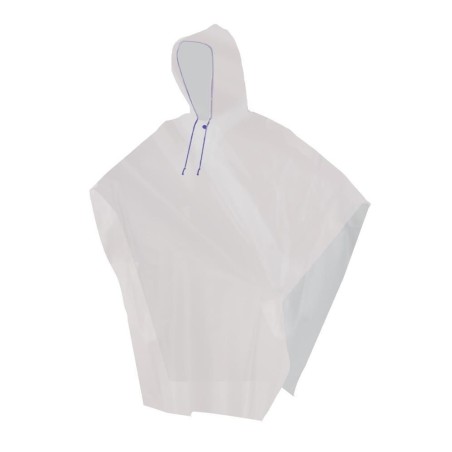 Impermeable Tipo Capamanga Traslúsida Corta, Unitalla.